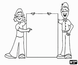 раскраска Подарочная карта для отца