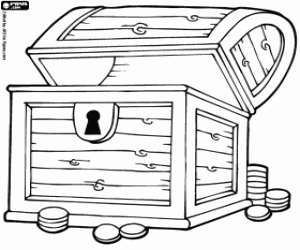 раскраска Подводные сокровища, приключение