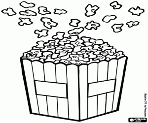 раскраска Попкорн