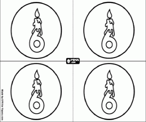 раскраска Приглашение моей партии шесть лет