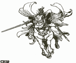 раскраска Призраки кольца, Назгуль