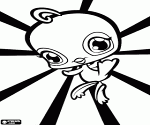 раскраска Птица. Littlest PetShop