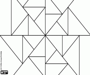 раскраска Рисование с углом 45 ° и 90 °