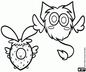 раскраска Роботы Маша и Утя