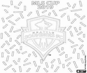 раскраска Сиэтл Саундерс, MLS Cup 2019