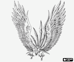 раскраска Скайрес является Бакуган из Шун