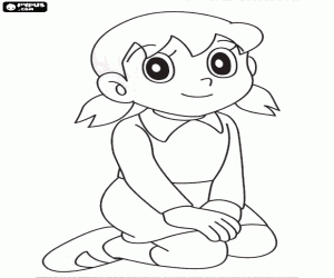 раскраска Сладкий Сидзука Минамото