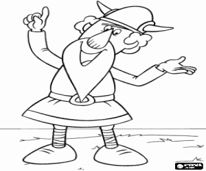 раскраска Старый Викинг Urobe