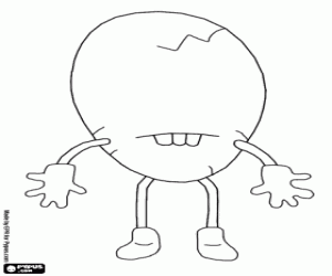 раскраска Странное яйцо от Pet Squad