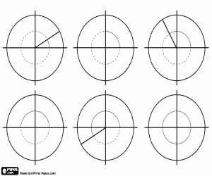 раскраска Схемы с 6 типов углов