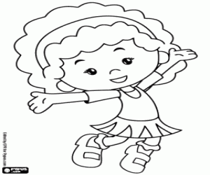 раскраска Тара, друга Chloe