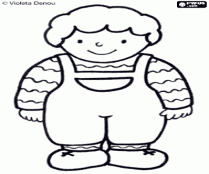 раскраска Тео, Виолета Denou характер