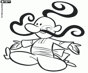 раскраска Типичный танец Украины, Гопак