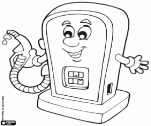 раскраска Топливный насос