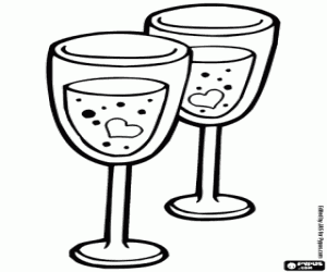 раскраска Тост