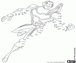 раскраска Точка За Точкой Рук