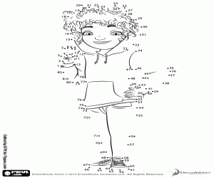 раскраска Точки соединения и привлечь к Дар