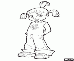 раскраска Трикси, Лентяево герой