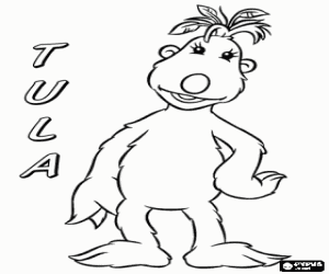 раскраска Тульский живет в Hoobmobile с Иверской и Groove