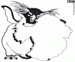 раскраска Укусы Лавлейс пингвина льда