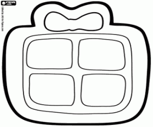 раскраска Файл пече́нье как Рождественский подарок