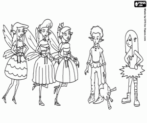 раскраска Феи цветов, Muddle Earth