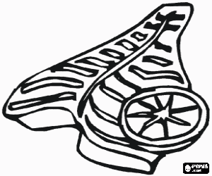 раскраска Филе рыбы с лимоном