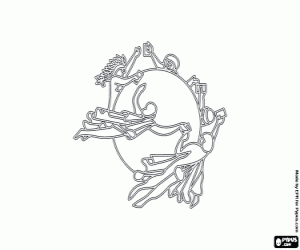 раскраска Флаг ВПС