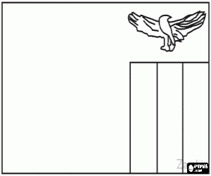 раскраска Флаг Замбии