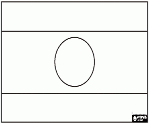 раскраска Флаг Лаоса