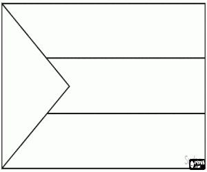 раскраска Флаг Судана