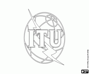 раскраска Флаг телекоммуникаций