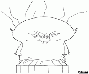 раскраска Характер Охотники на драконов