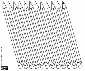 раскраска Цветные карандаши