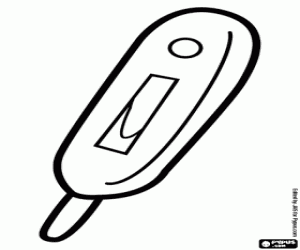 раскраска Цифровой термометр