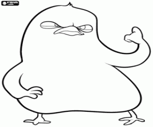 раскраска Цыпленок Карлос от Бунт ушастых