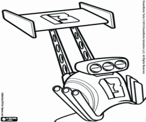 раскраска Число 13 Улитка оболочка