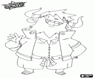 раскраска Чужеродные Студенческая команда галактики