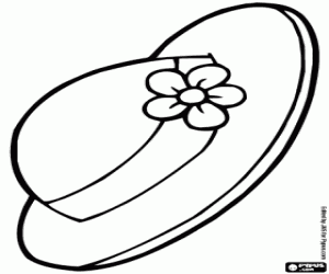 раскраска Шапочка с цветком