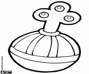 раскраска Шар с крестом