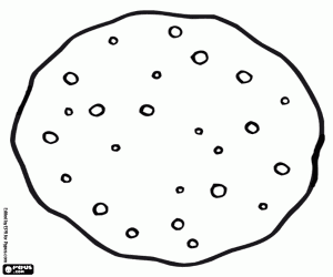 раскраска Шоколадные печенья. Печенье