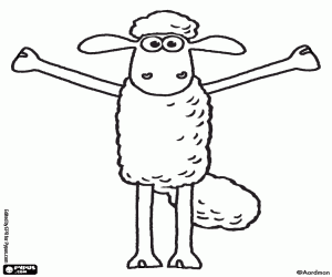 раскраска Шон с распростертыми объятиями