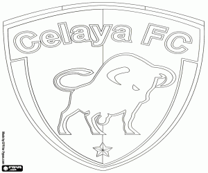 раскраска Щит Celaya ФК