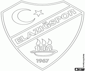 раскраска Щит Elazığspor