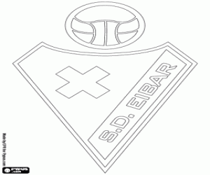 раскраска Эмблема Эйбара SD