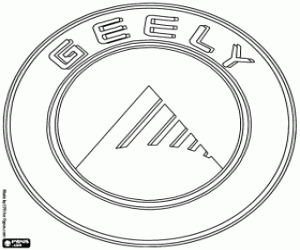 раскраска Эмблема бренда Geely