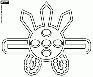 раскраска Японские украшения для волос