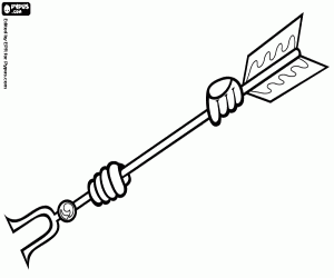 раскраска Японский ритуал оружие