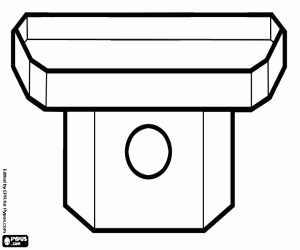 раскраска Японский столик