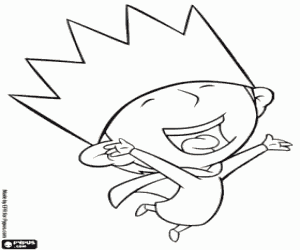 раскраска ма́льчик коро́ль Macius